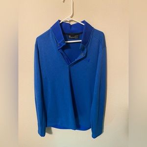 Under Armour blue quarter sweatshirt